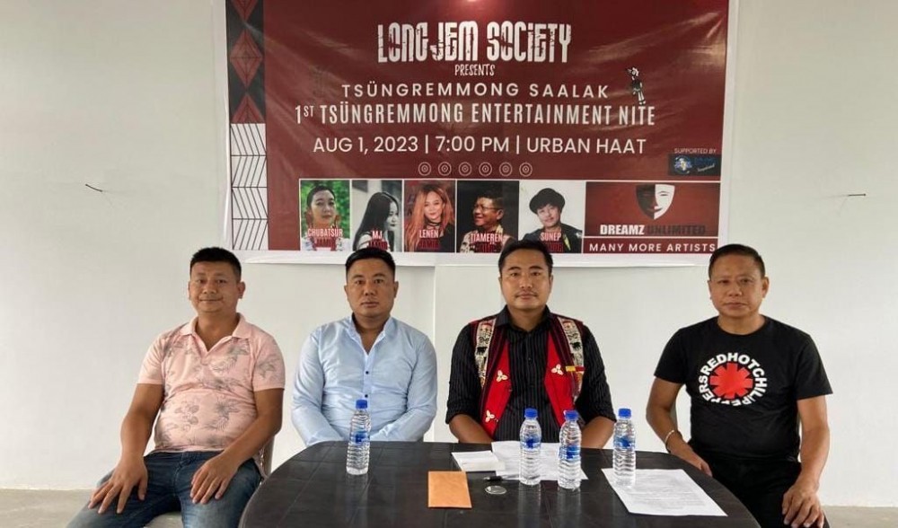 (From right-left) DJ Tali, sound technician, Sentimeren Pongen event manager, Lokti member and Moalemba President of Longjem Society.